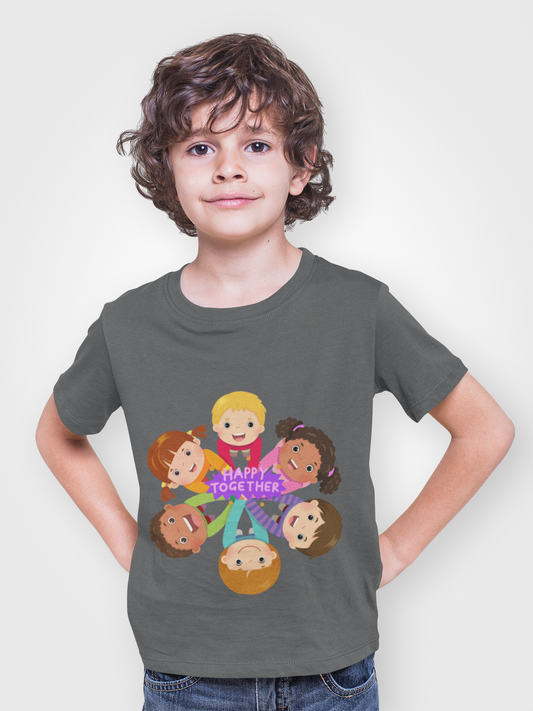 Toddler Tee — 'We All Fit Together' Diversity Kids Shirt