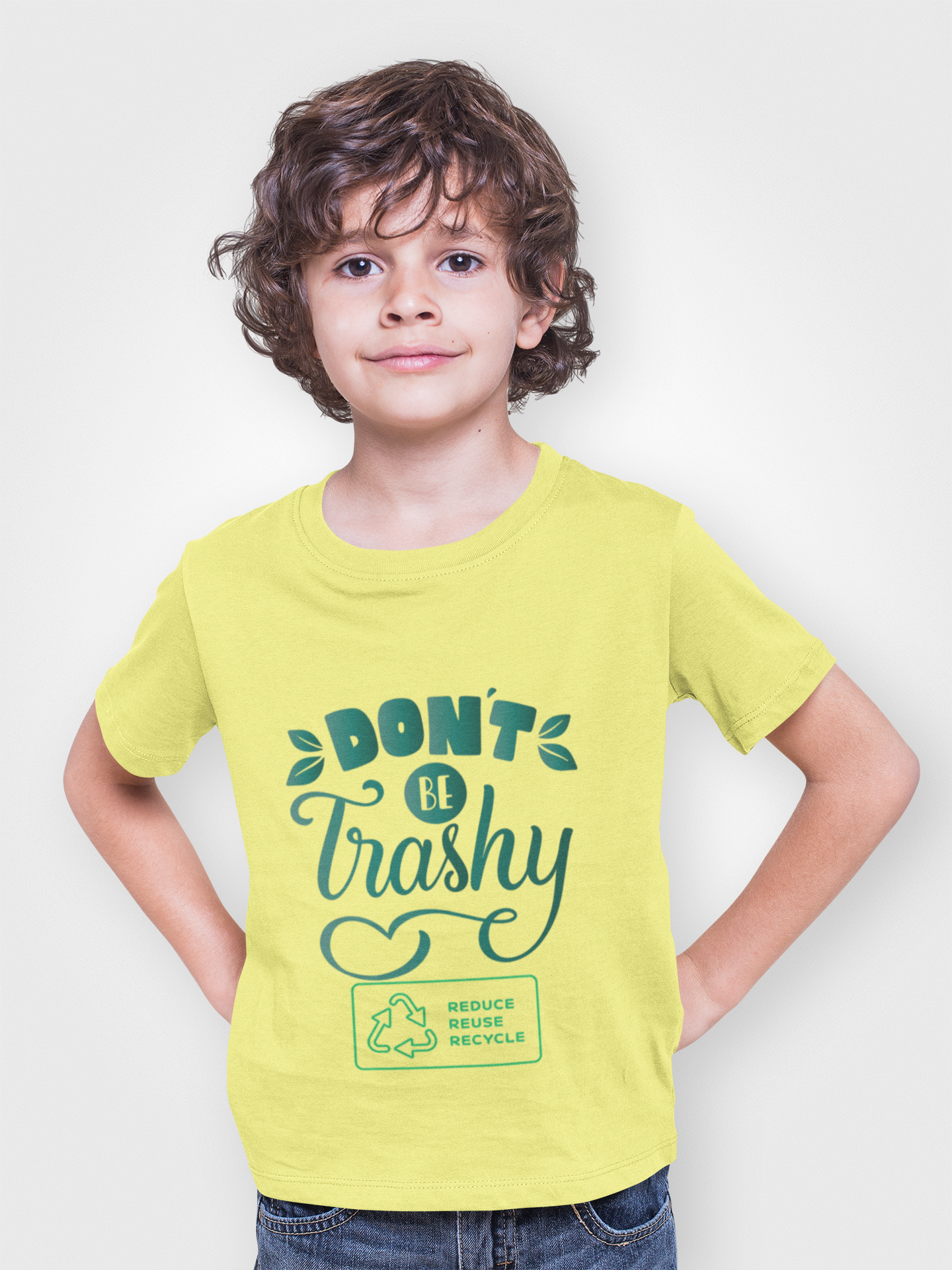 Toddler Tee — "Don't Be Trashy" Earth Day Eco-Friendly Kids Shirt