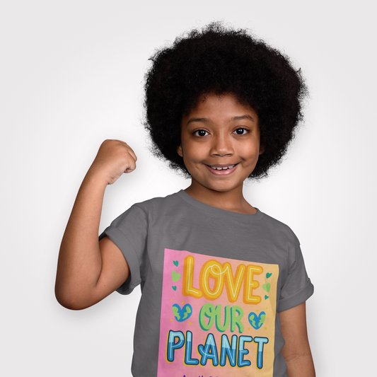 Toddler Tee — “Love Our Planet” Earth Day Shirt (April 22, 2026)