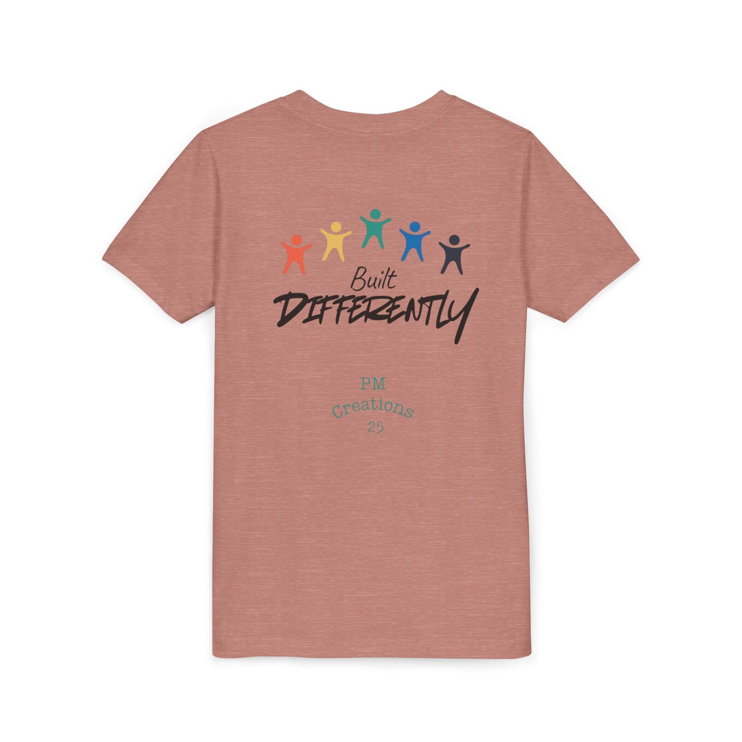 Built Differently Youth Tee — Autism/Neurodiversity Pride Kids T‑Shirt