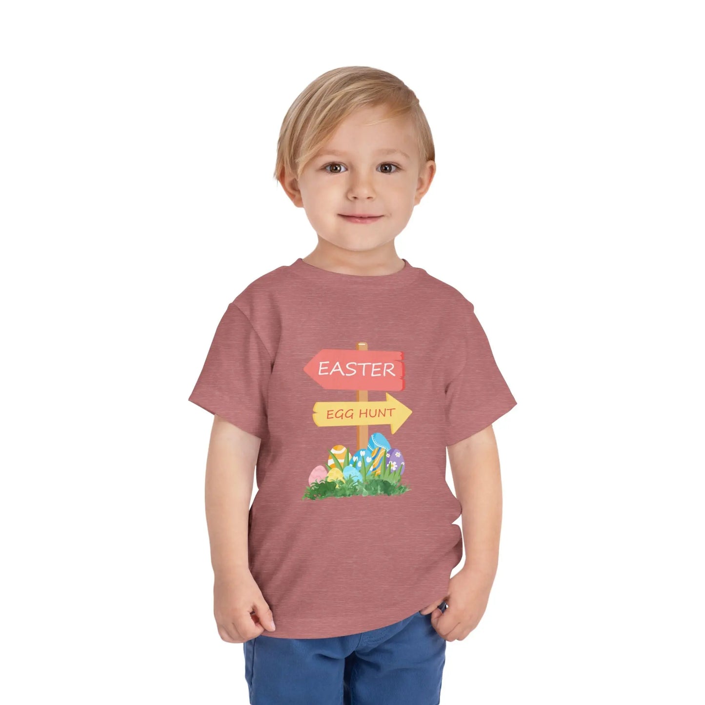Easter Egg Hunt Toddler Tee Printify