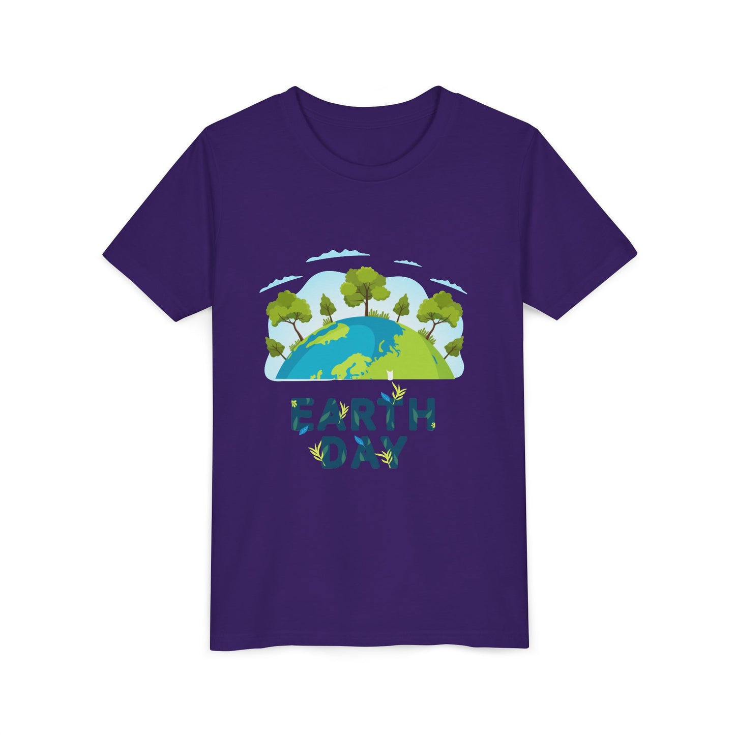 Earth Day Kid T-Shirt – Happy Earth Day Youth Tee with Tree Globe Design
