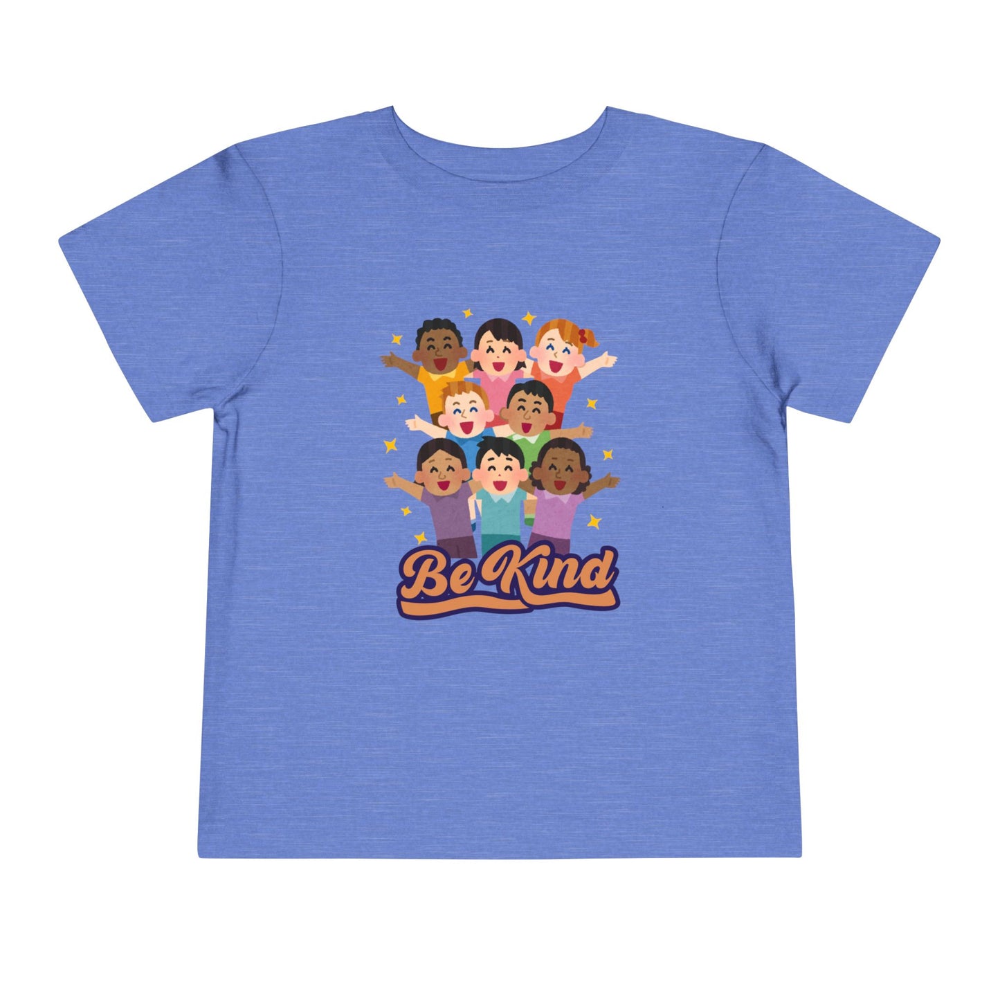 Be Kind Toddler Tee — Diverse Kids "Be Kind" Graphic Shirt