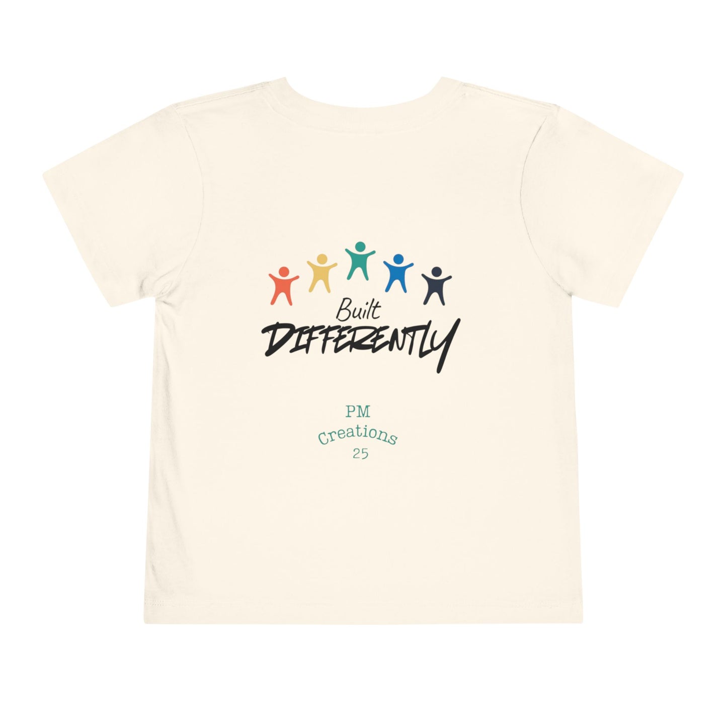 Built Differently Toddler Tee — Autism/Neurodiversity Pride Kids T‑Shirt