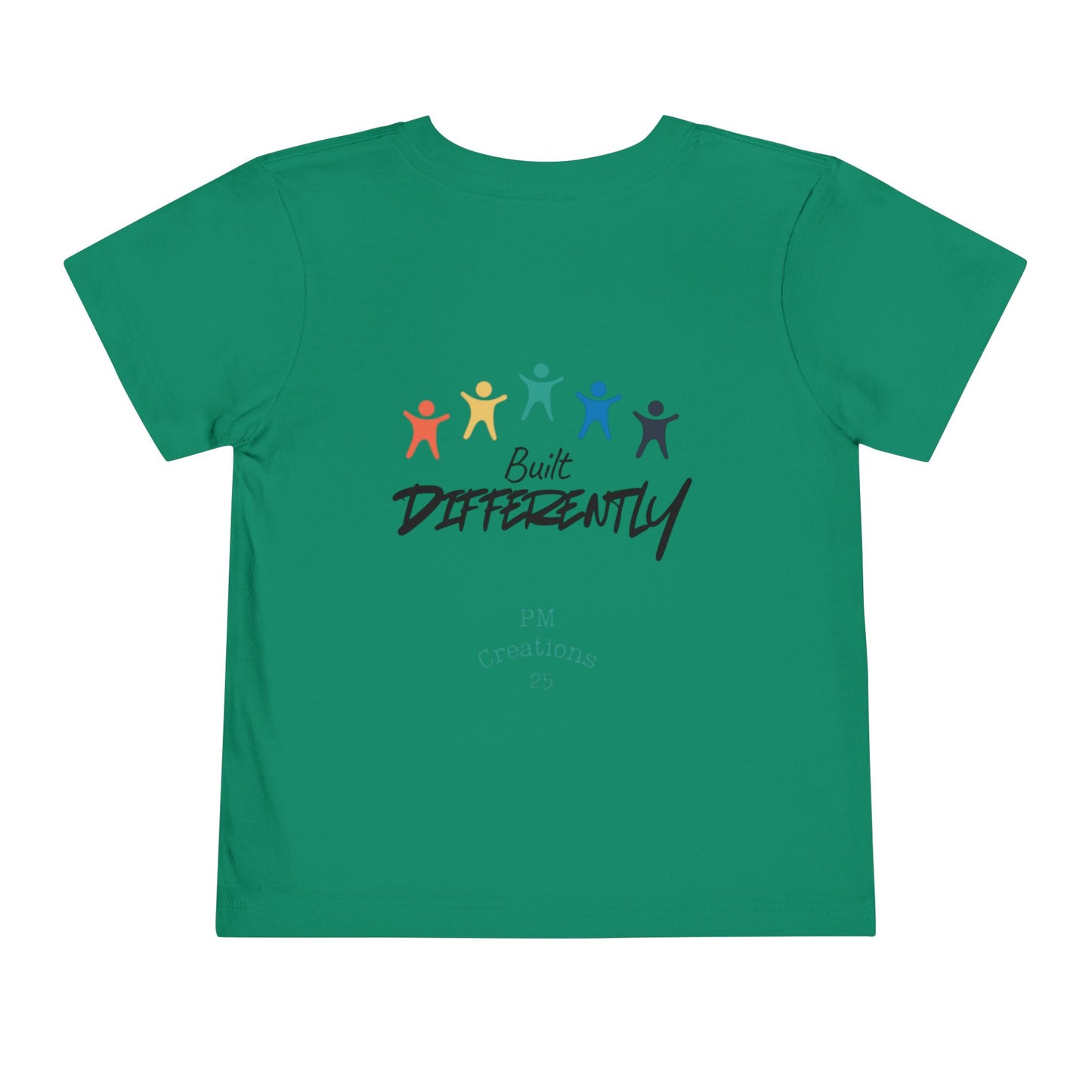 Built Differently Toddler Tee — Autism/Neurodiversity Pride Kids T‑Shirt