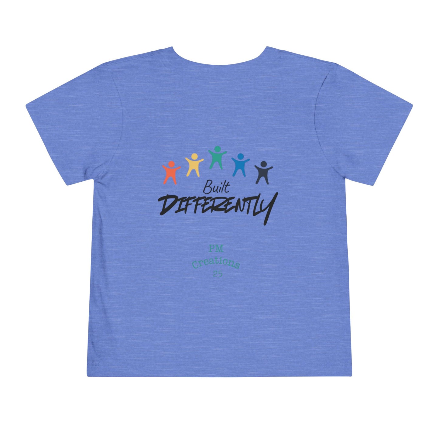 Built Differently Toddler Tee — Autism/Neurodiversity Pride Kids T‑Shirt