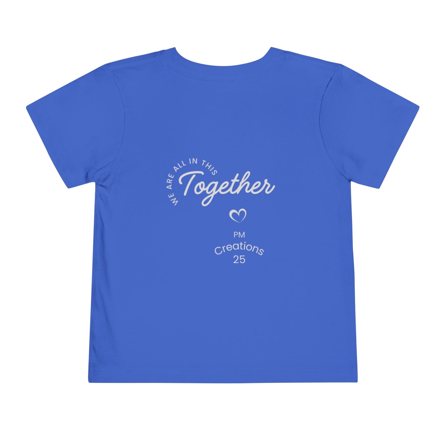 Toddler Tee — "We Choose to Create Together" Multicultural Kids Shirt