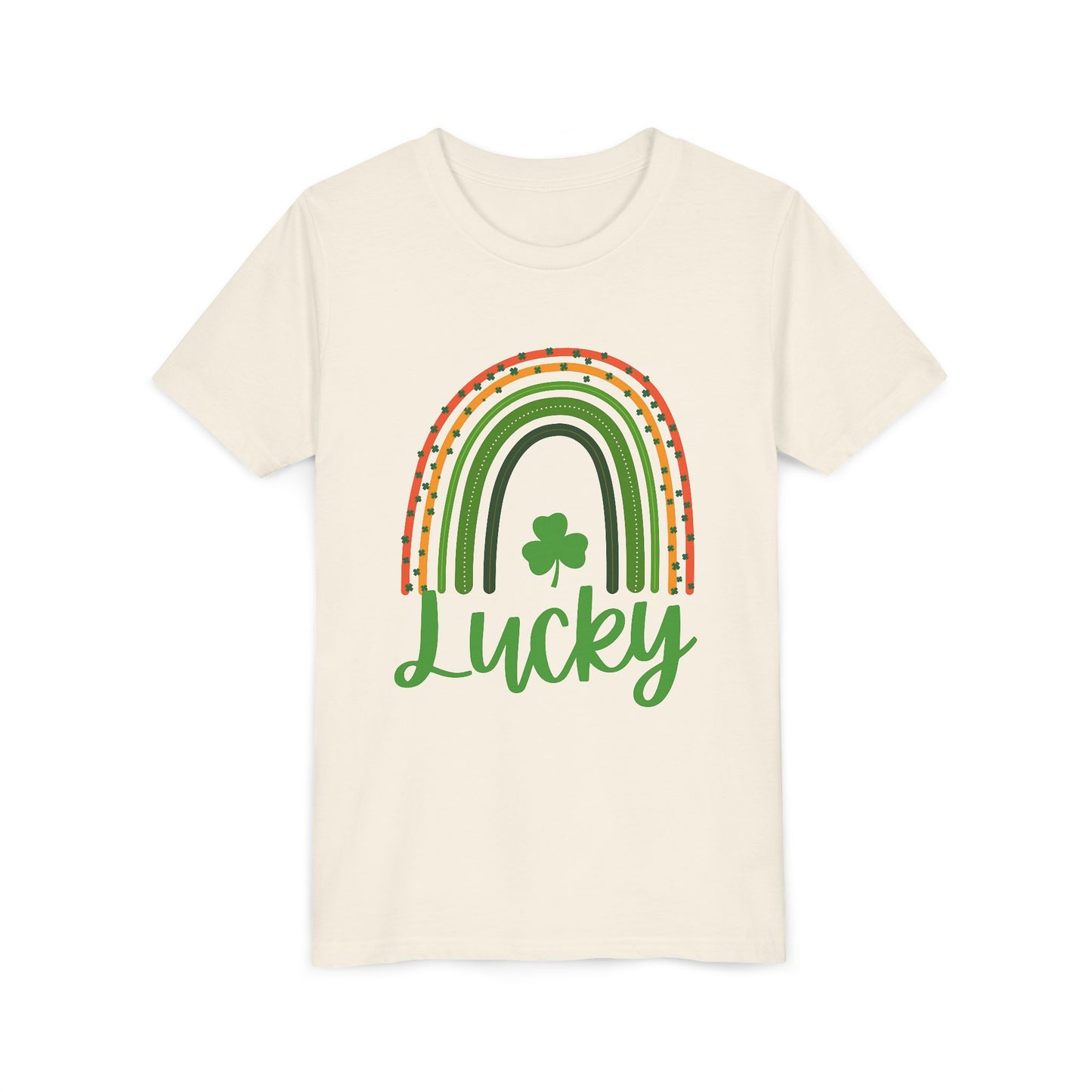 Lucky Rainbow Youth Tee — St. Patrick’s Day Shamrock Kids T-Shirt