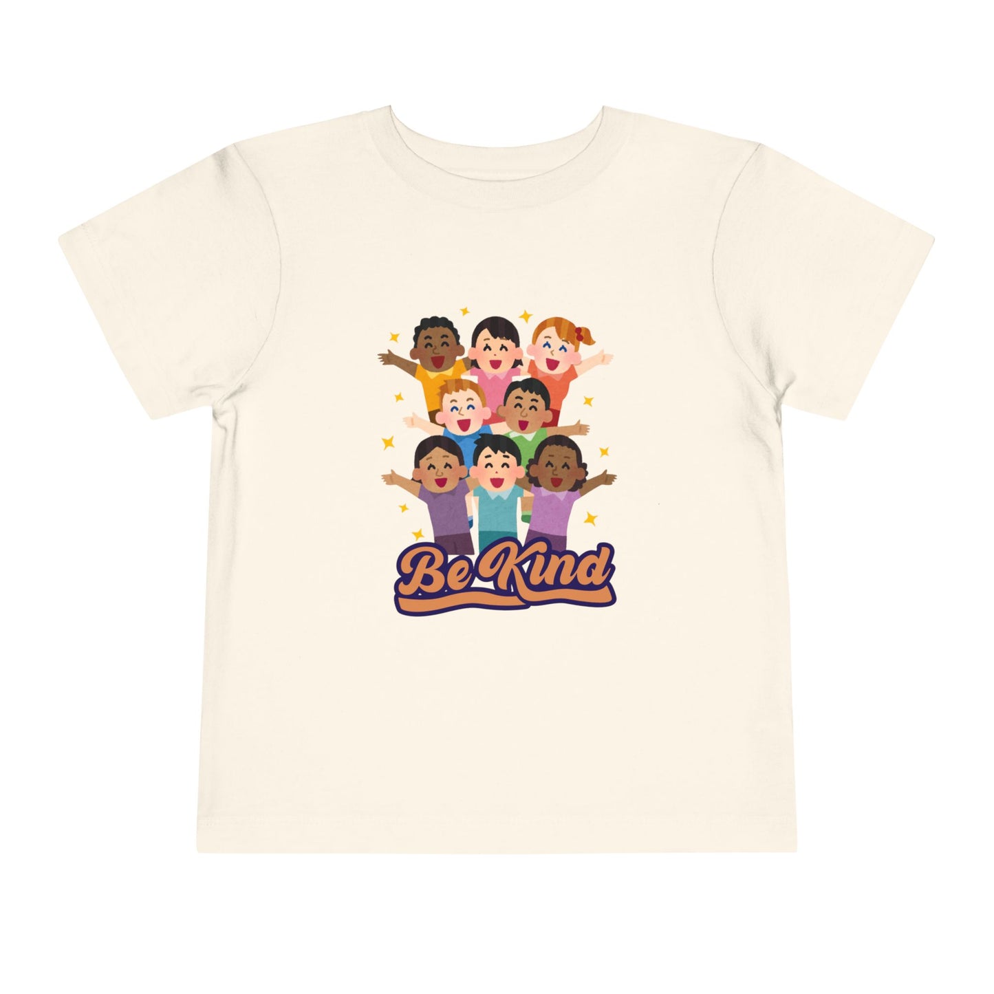 Be Kind Toddler Tee — Diverse Kids "Be Kind" Graphic Shirt