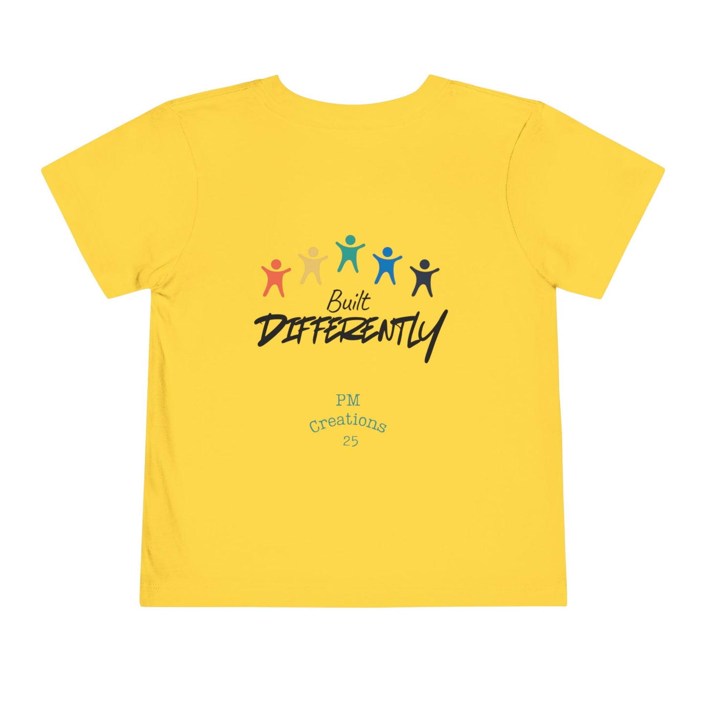 Built Differently Toddler Tee — Autism/Neurodiversity Pride Kids T‑Shirt