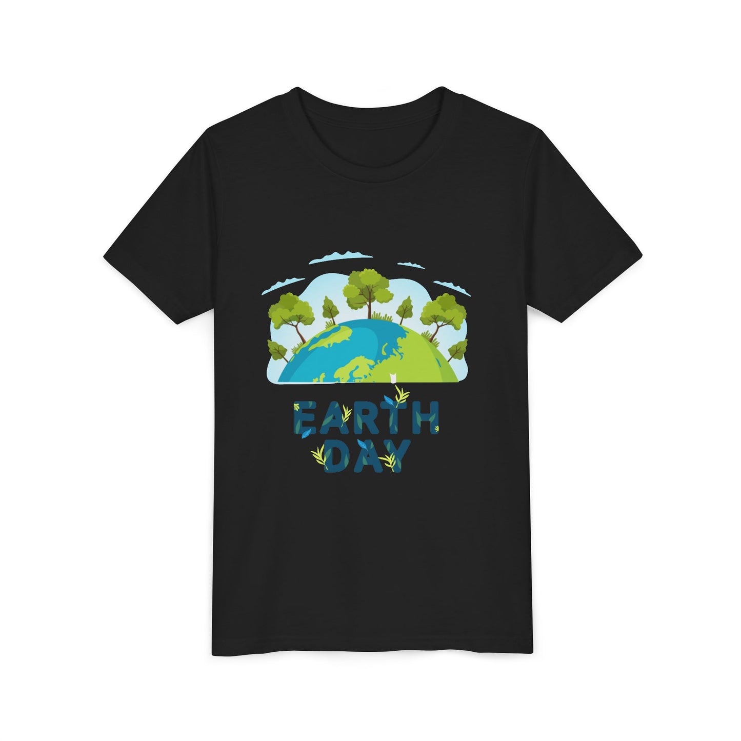 Earth Day Kid T-Shirt – Happy Earth Day Youth Tee with Tree Globe Design