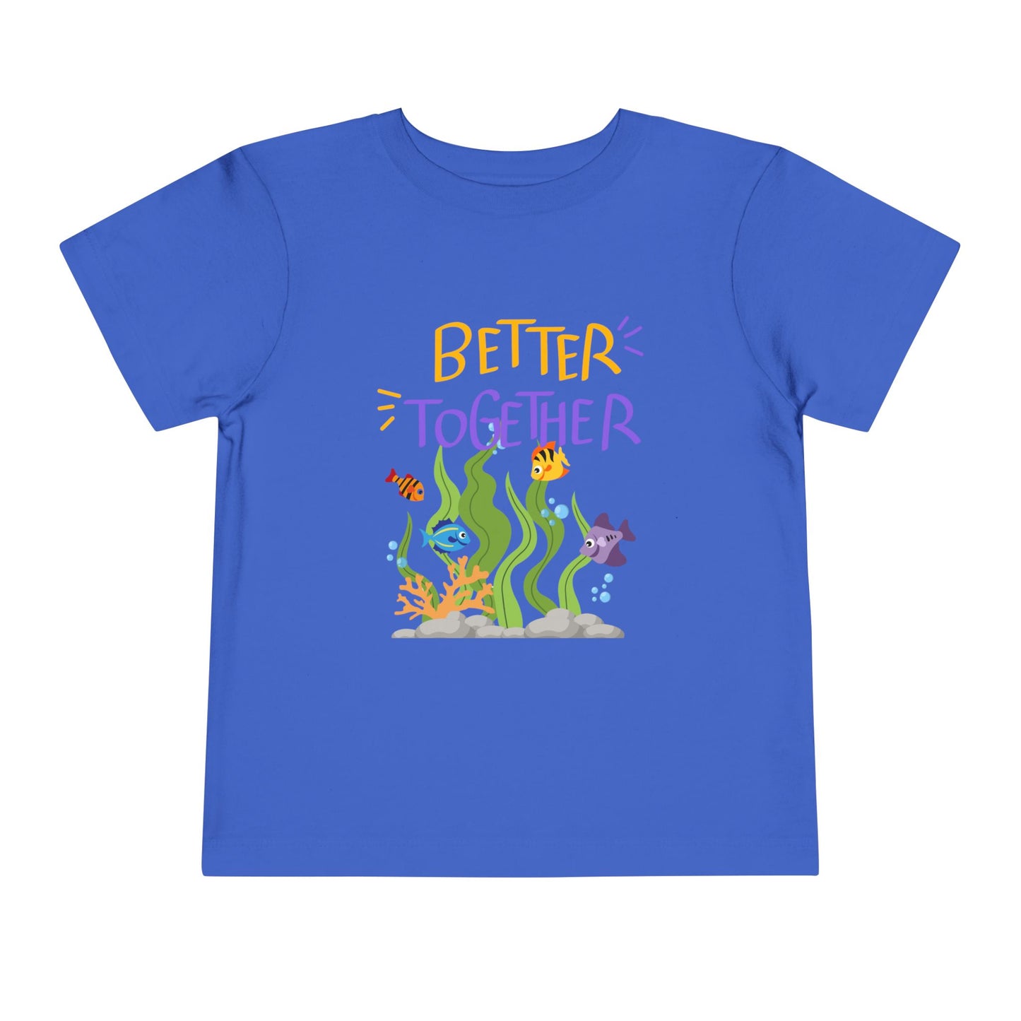 Toddler Tee — "Better Together" Underwater Sea Life Shirt