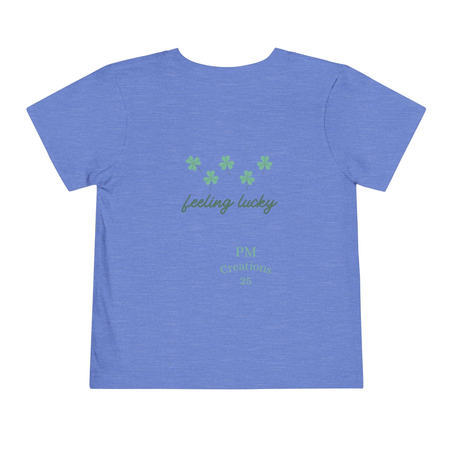 Toddler Tee — 'Lucky' Shamrock Rainbow St. Patrick’s Day Shirt