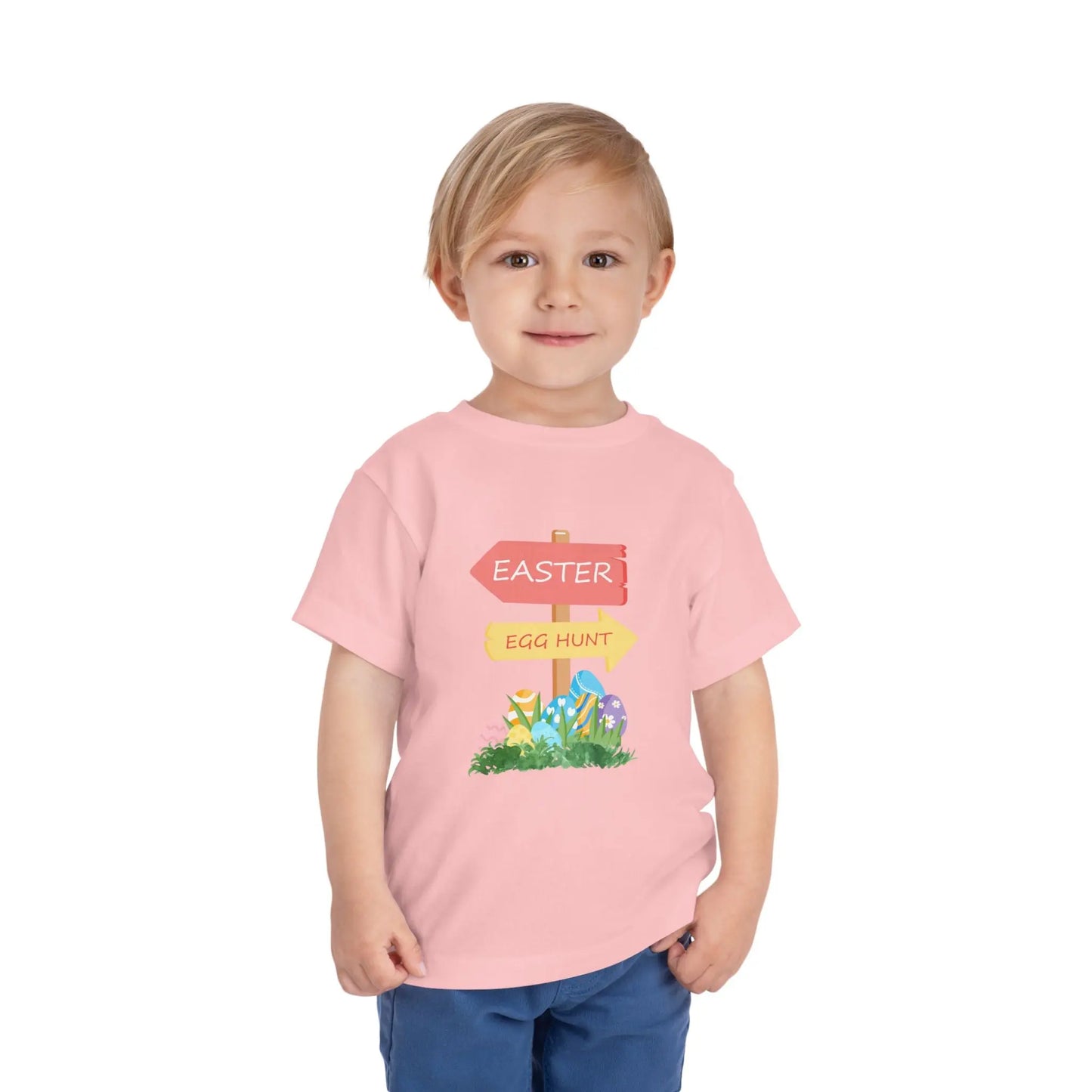 Easter Egg Hunt Toddler Tee Printify