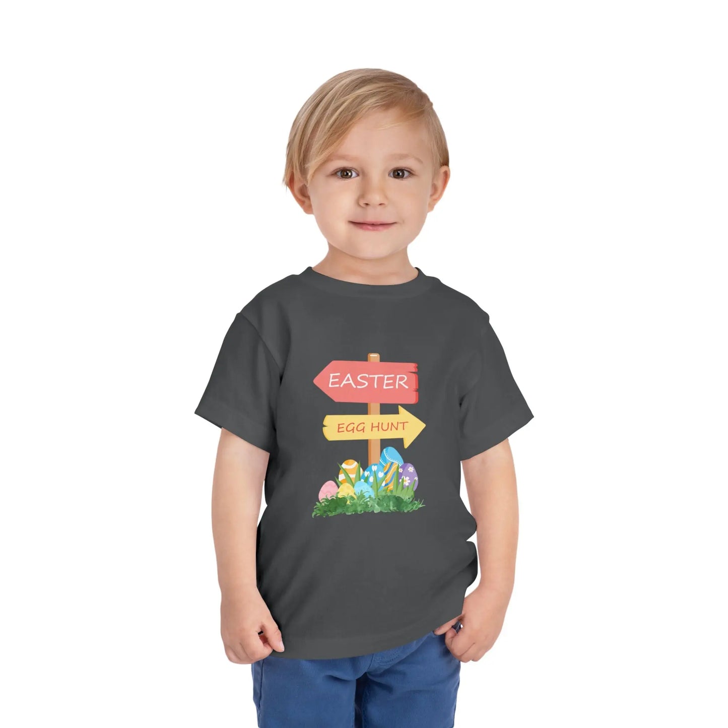 Easter Egg Hunt Toddler Tee Printify