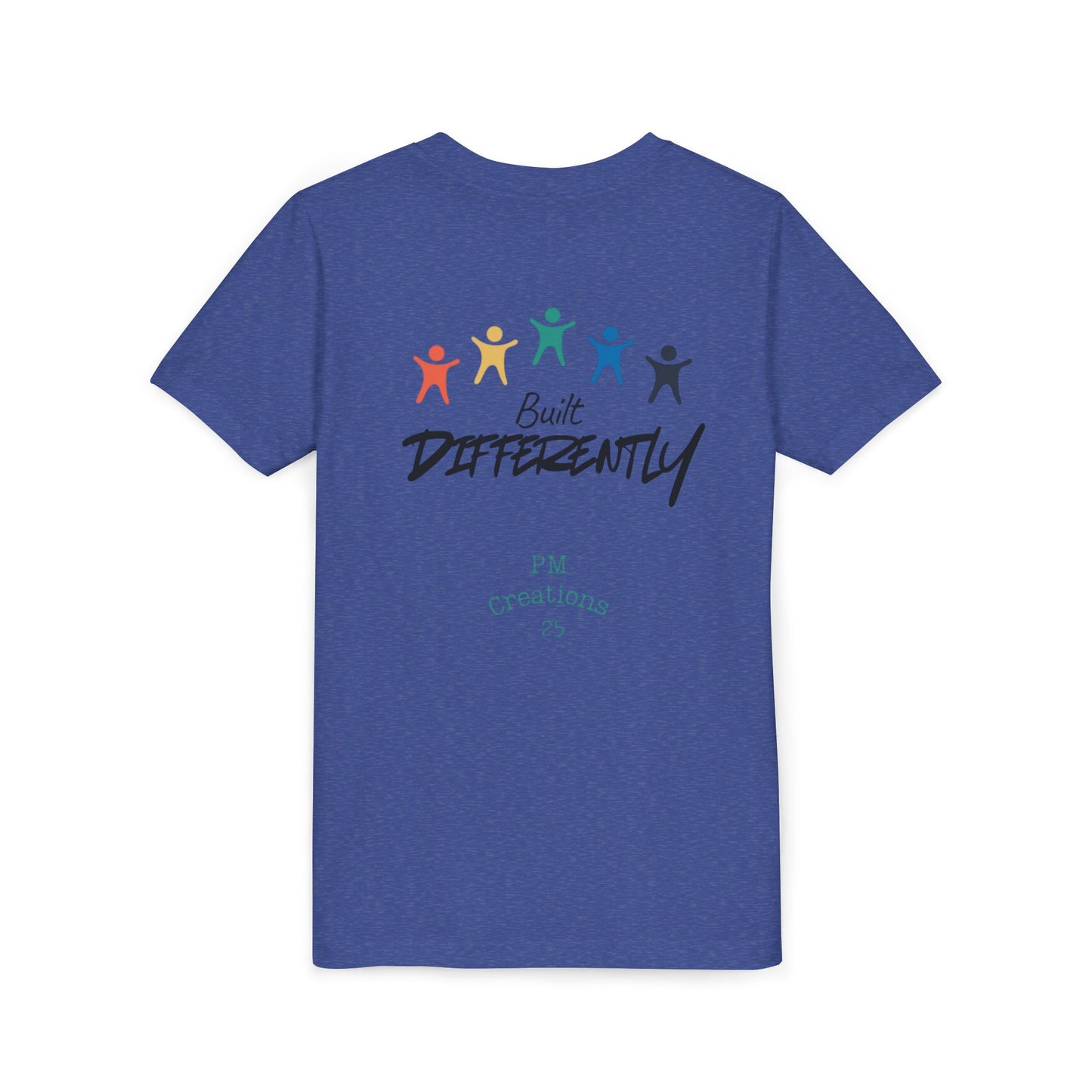 Built Differently Youth Tee — Autism/Neurodiversity Pride Kids T‑Shirt