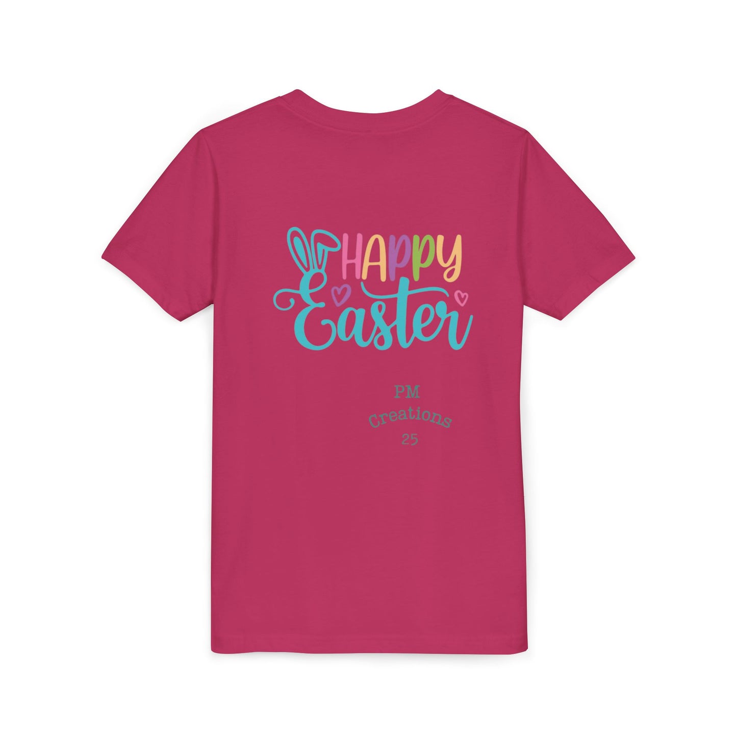 Easter Kids T‑Shirt — "Happy Easter to Every Bunny" Cute Bunny in Car Graphic