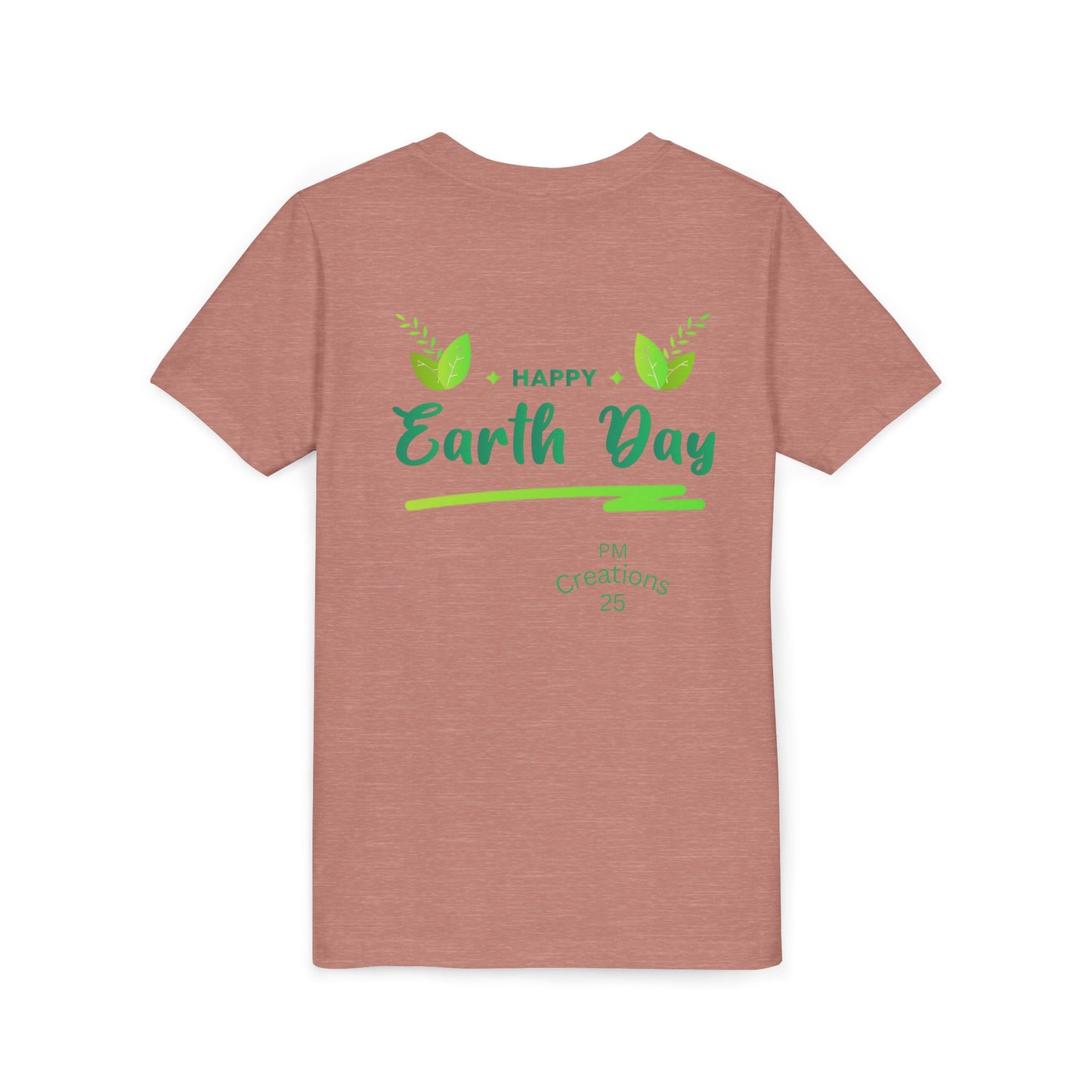 Youth Earth Day Tee - "Our Earth Our Home" Kids Short Sleeve Shirt (April 22, 2026)