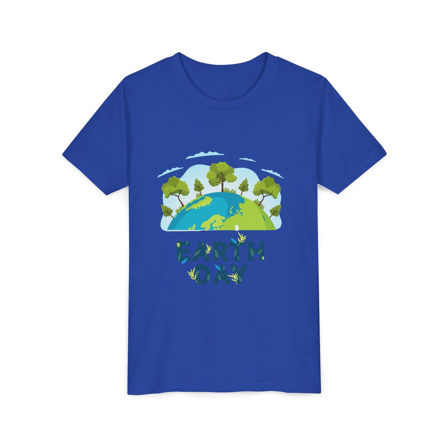 Earth Day Kid T-Shirt – Happy Earth Day Youth Tee with Tree Globe Design