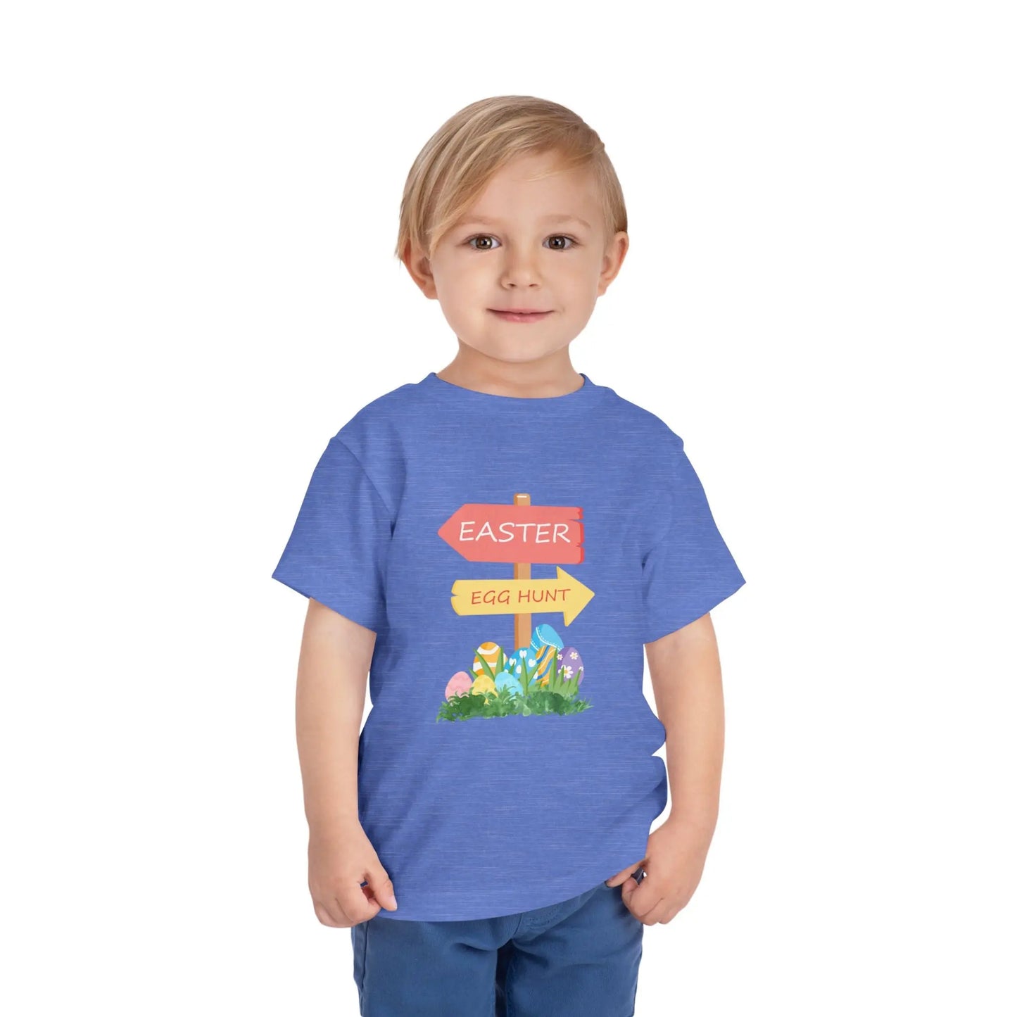 Easter Egg Hunt Toddler Tee Printify