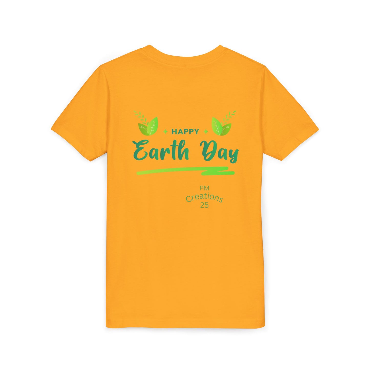 Earth Day Kids T-Shirt - Cute Smiling Heart Earth Design
