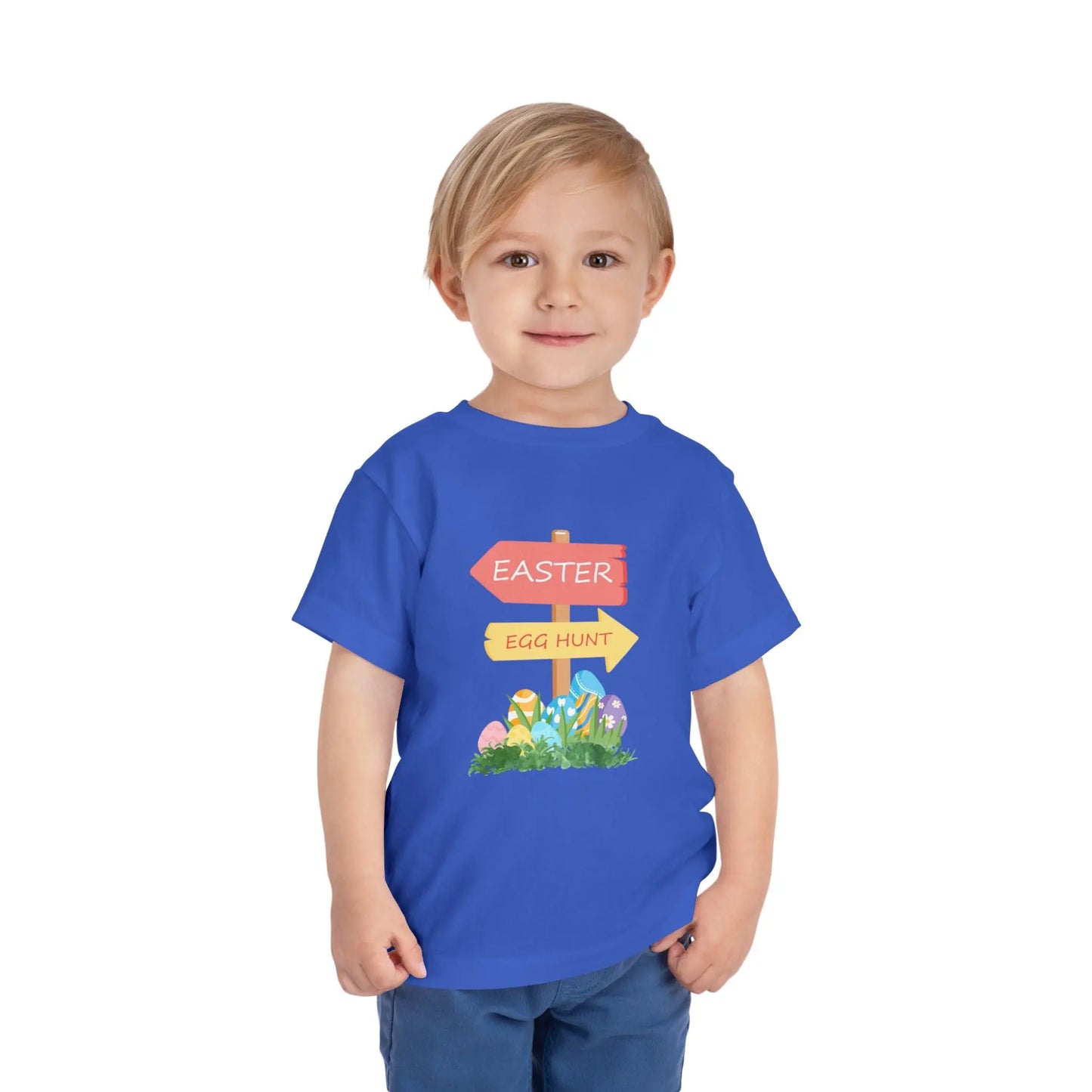 Easter Egg Hunt Toddler Tee Printify