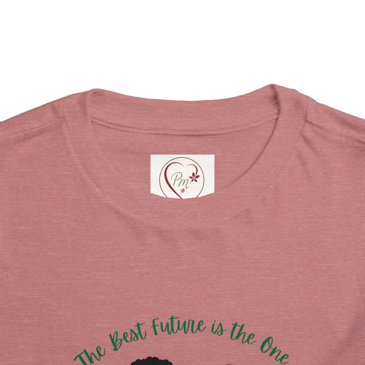Toddler Tee — "We Choose to Create Together" Multicultural Kids Shirt Printify