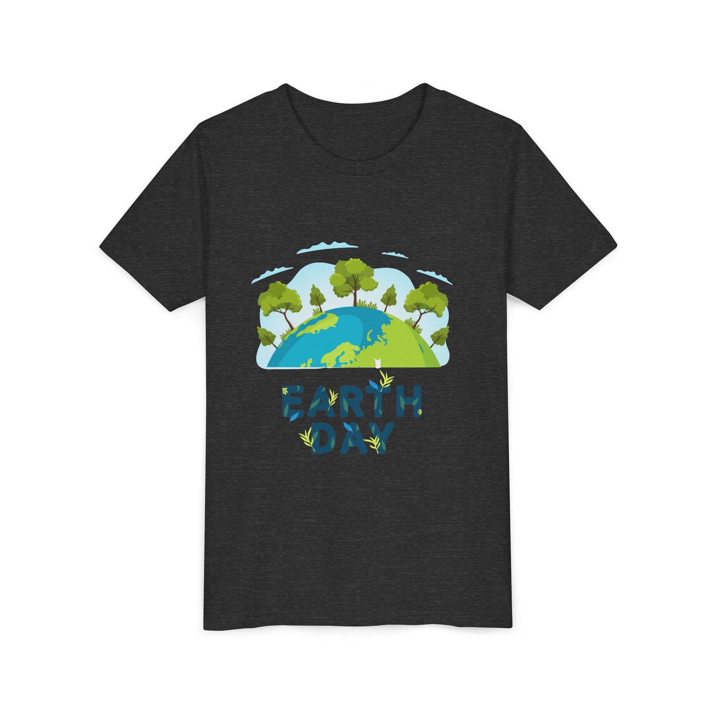 Earth Day Kid T-Shirt – Happy Earth Day Youth Tee with Tree Globe Design