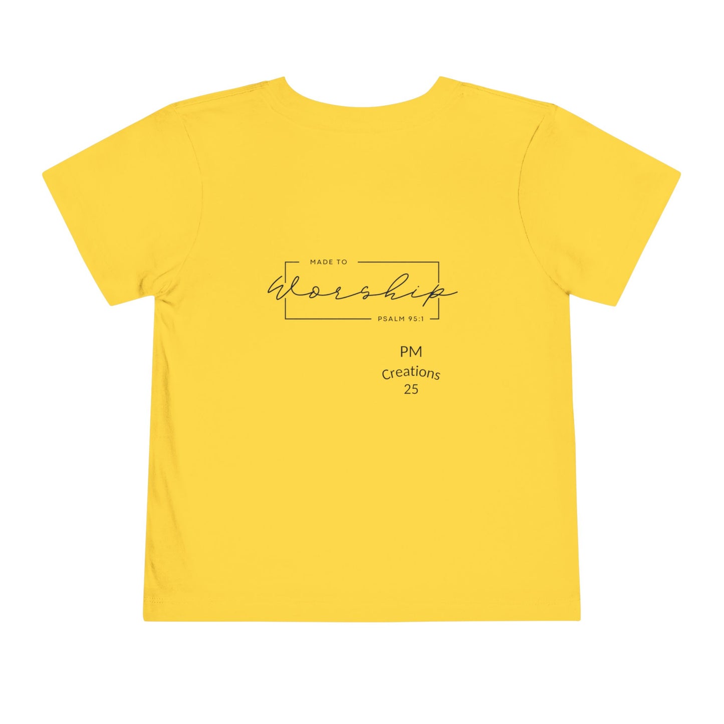 Believe Floral Toddler Tee — Pink Retro Script & Rose Bouquet