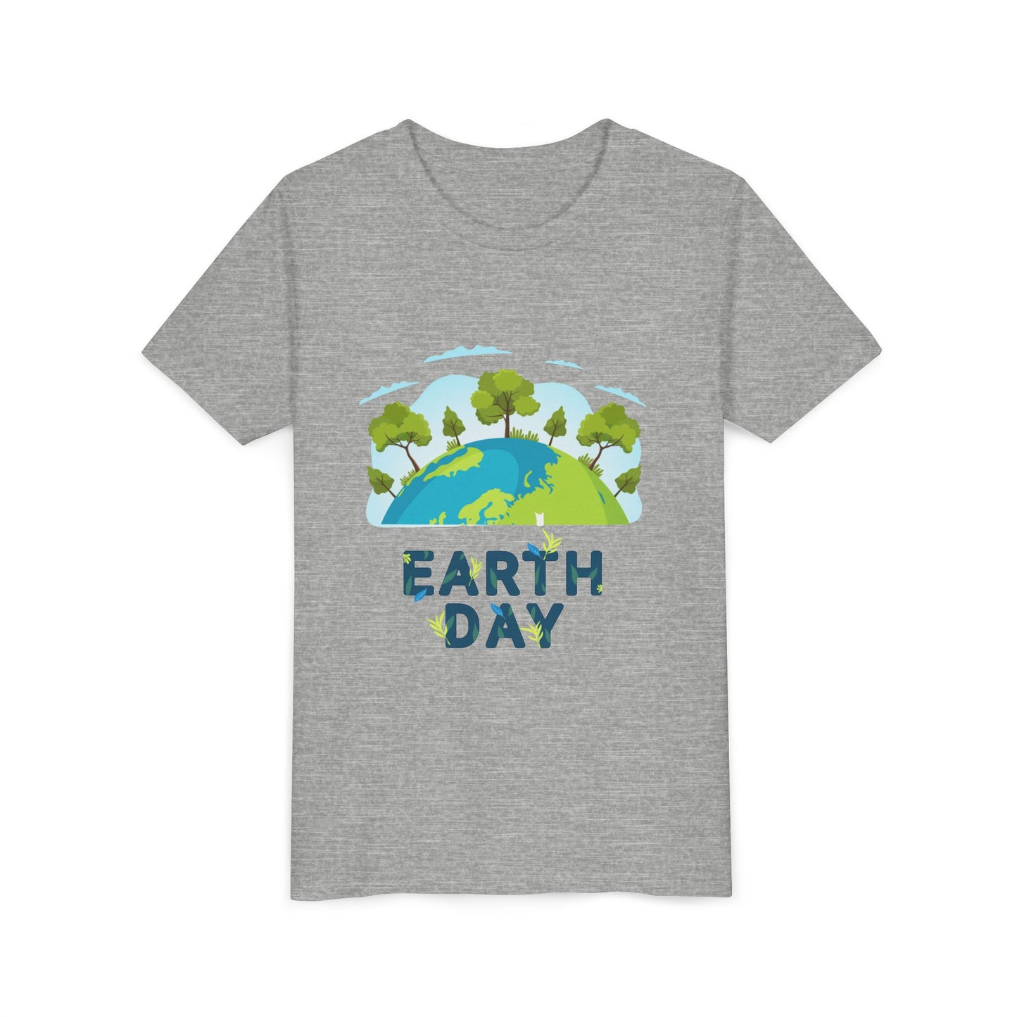 Earth Day Kid T-Shirt – Happy Earth Day Youth Tee with Tree Globe Design