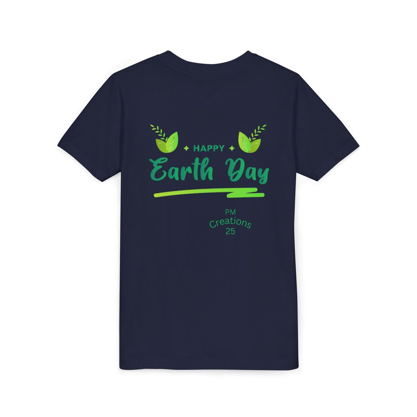 Earth Day Kids T-Shirt - Cute Smiling Heart Earth Design