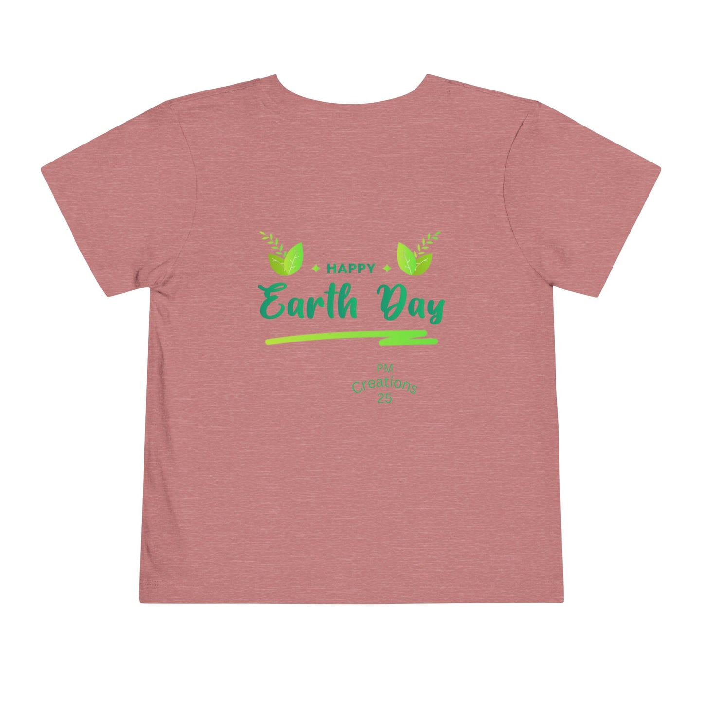 Toddler Tee – "Be the Change" Earth Day Kids Shirt
