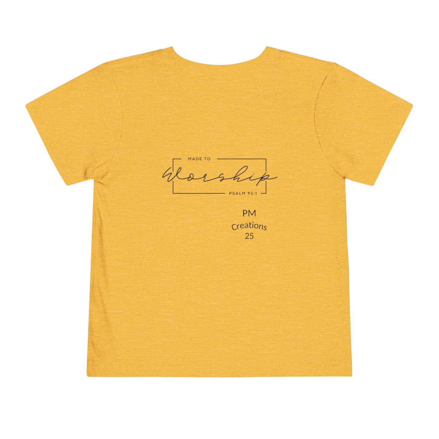 Believe Floral Toddler Tee — Pink Retro Script & Rose Bouquet