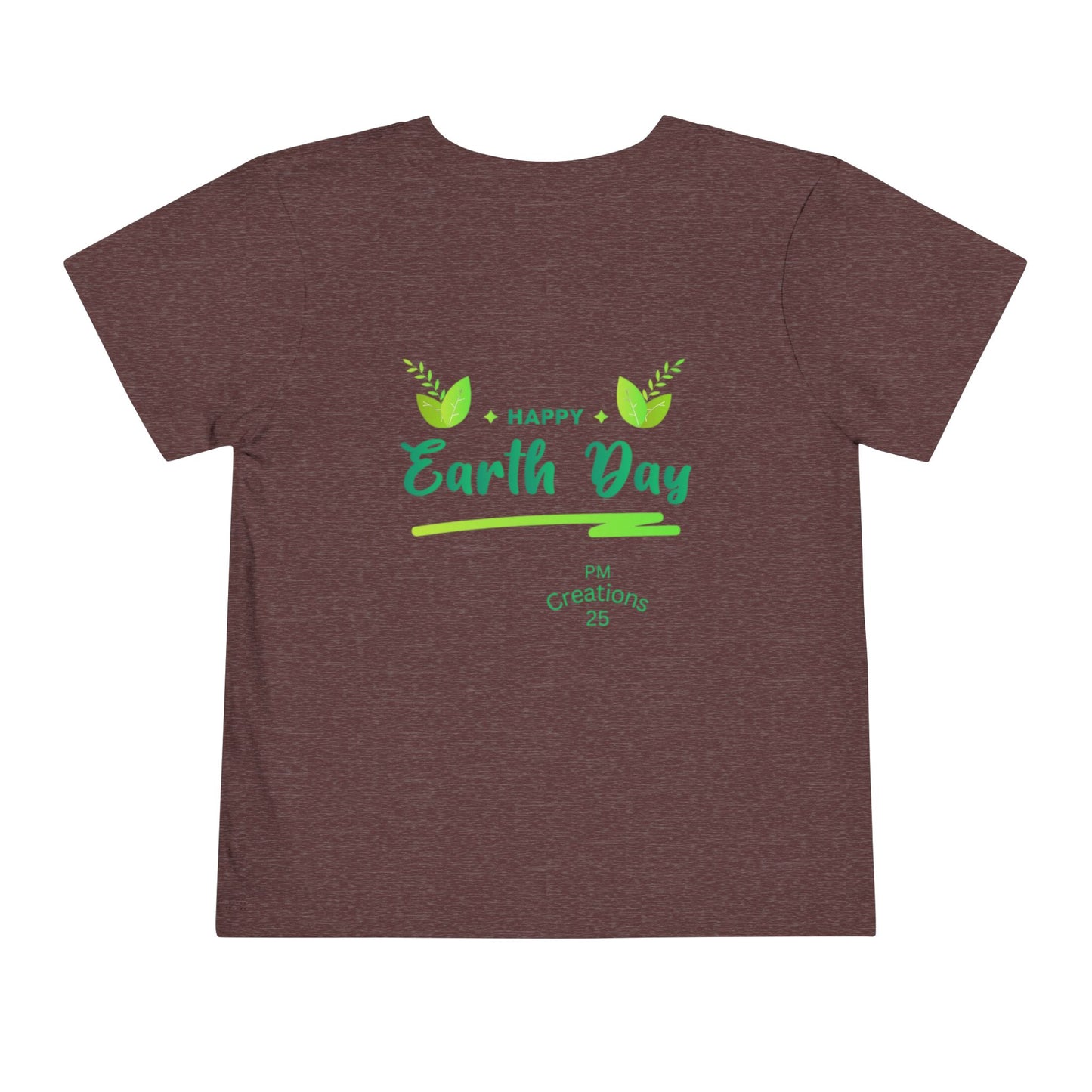 Toddler Tee – "Be the Change" Earth Day Kids Shirt