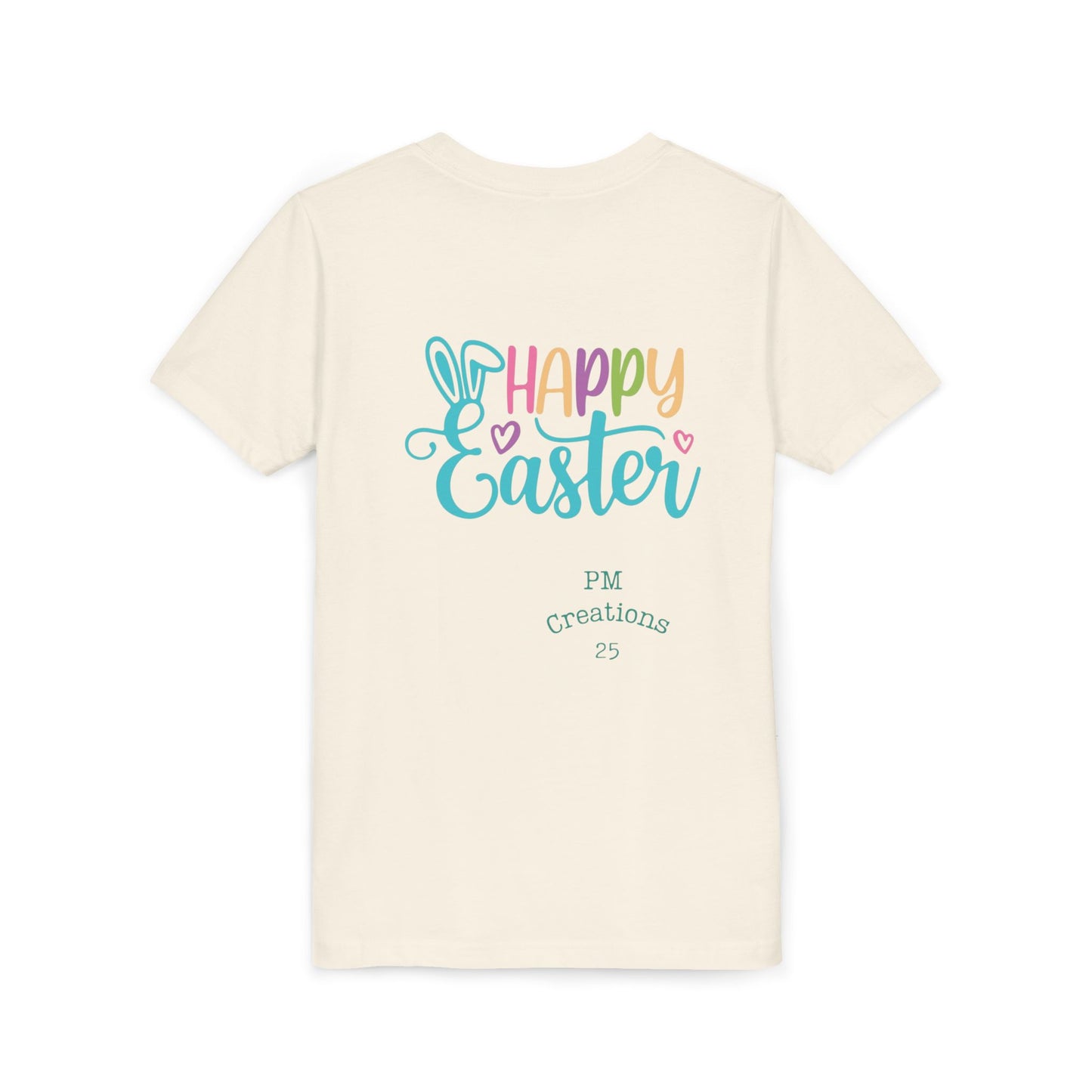 Easter Kids T‑Shirt — "Happy Easter to Every Bunny" Cute Bunny in Car Graphic