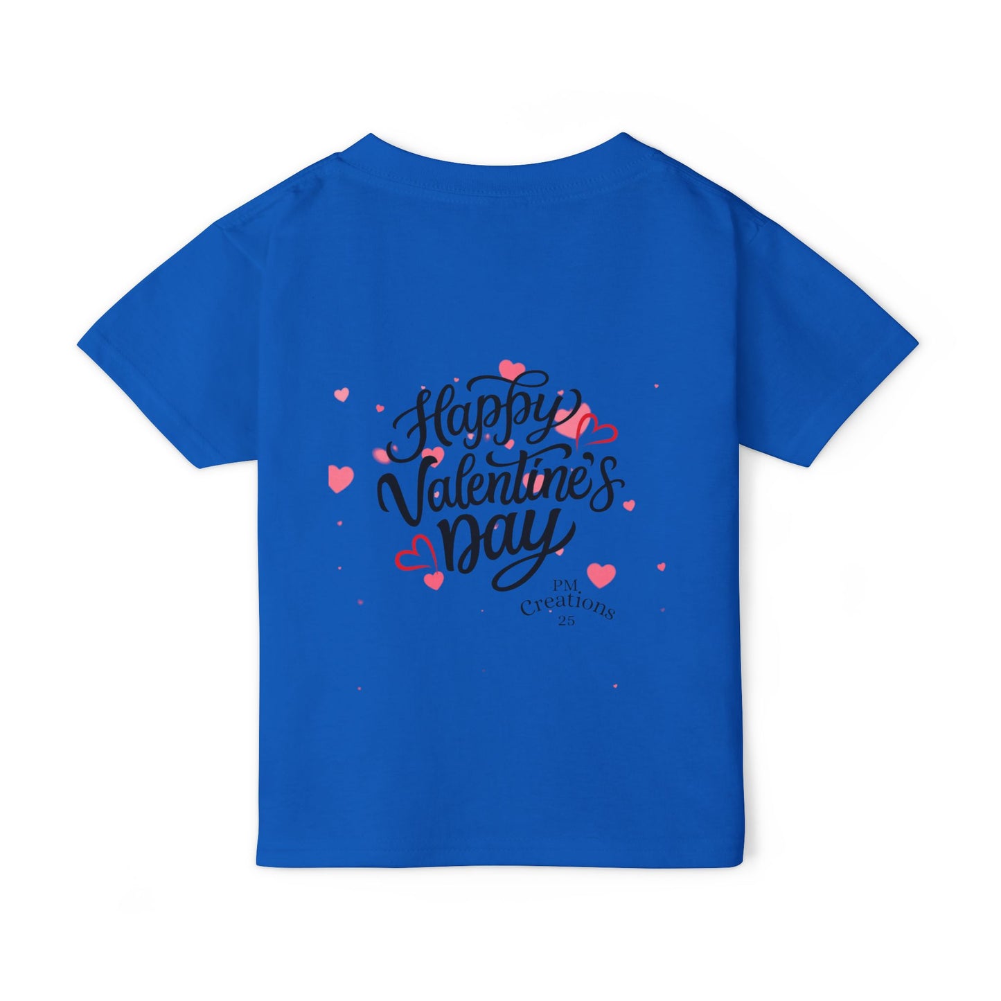 Toddler T‑Shirt — Cute Frog Holding Heart “Happy Valentine’s Day” Kids Tee