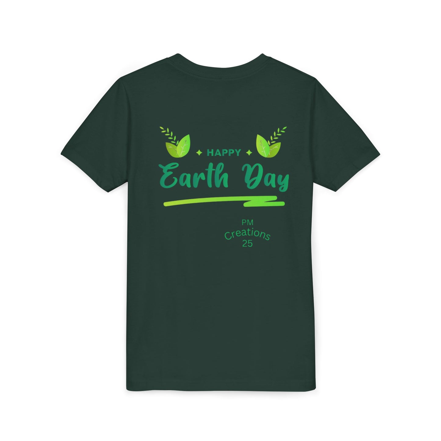 Youth Earth Day Tee - "Our Earth Our Home" Kids Short Sleeve Shirt (April 22, 2026)