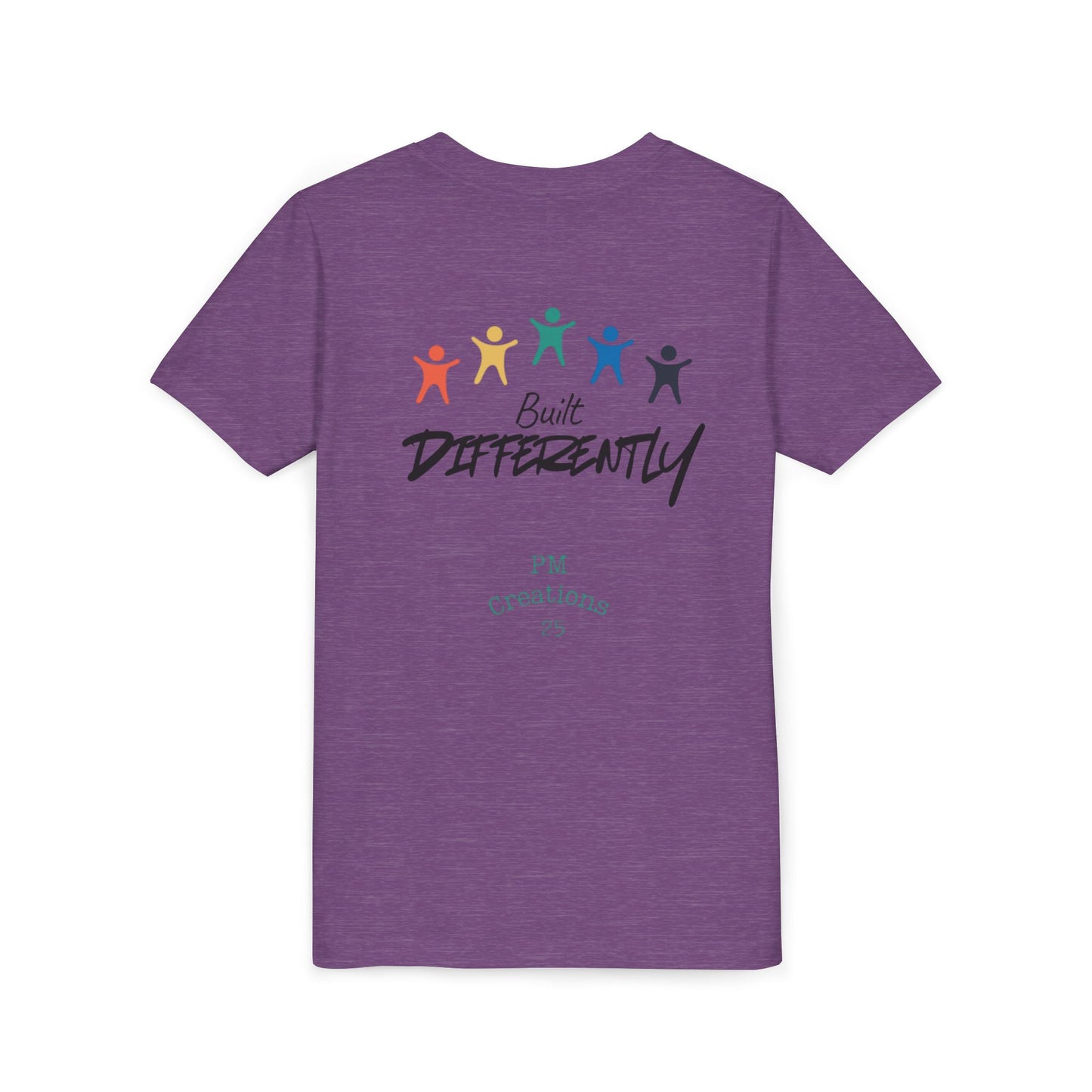 Built Differently Youth Tee — Autism/Neurodiversity Pride Kids T‑Shirt