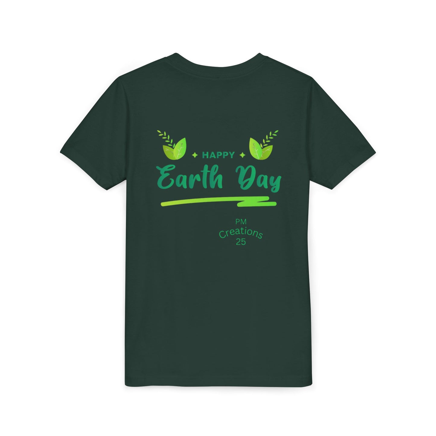 Earth Day Kids T-Shirt - Cute Smiling Heart Earth Design