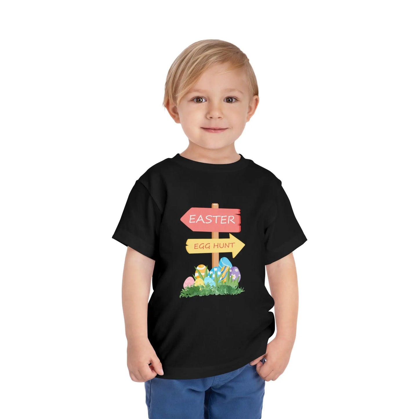 Easter Egg Hunt Toddler Tee Printify