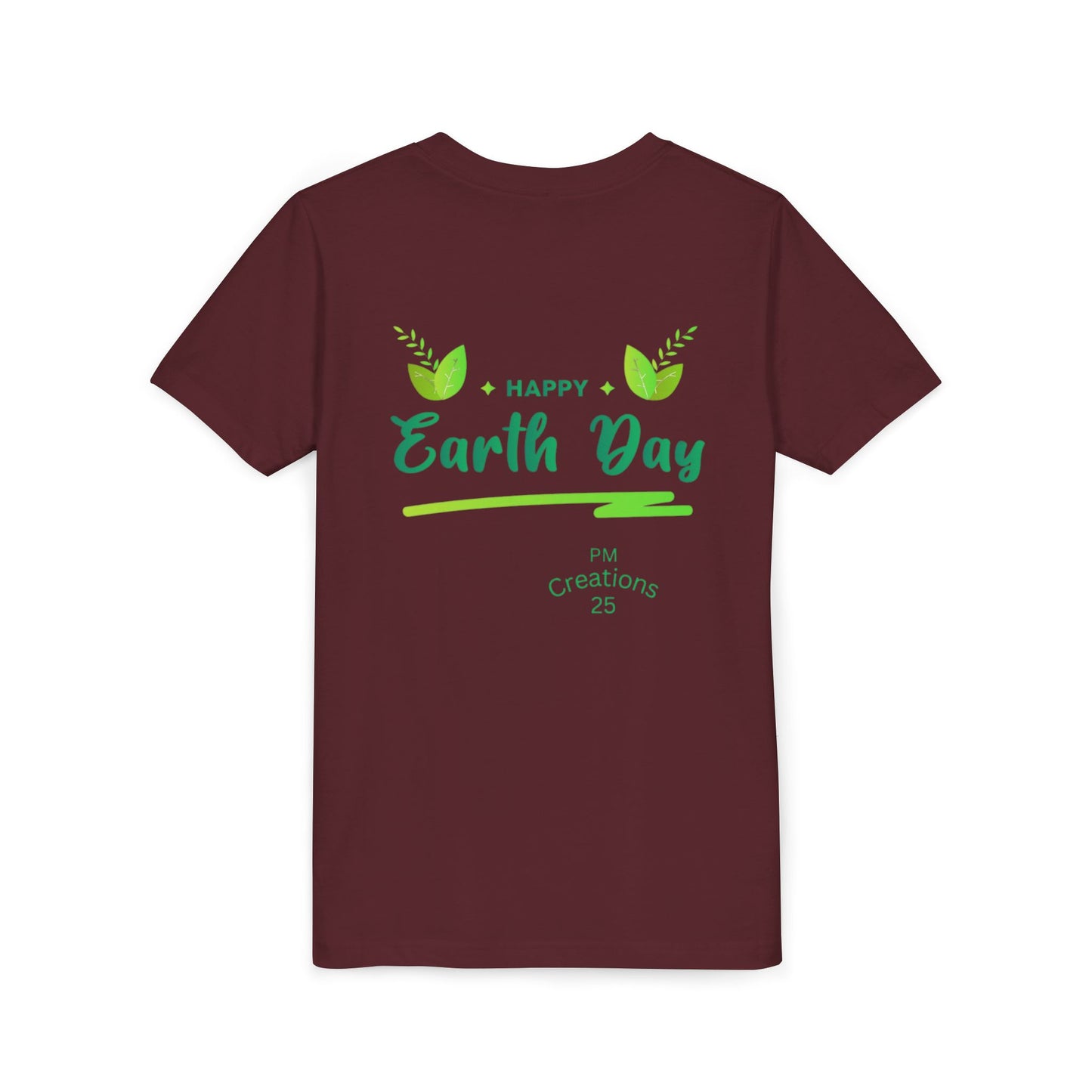 Earth Day Kids T-Shirt - Cute Smiling Heart Earth Design