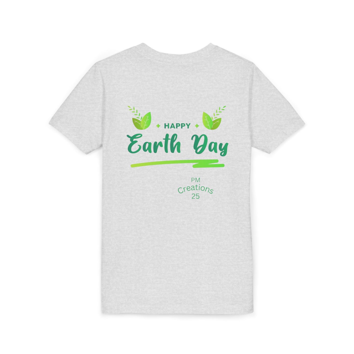 Earth Day Kids T-Shirt - Cute Smiling Heart Earth Design