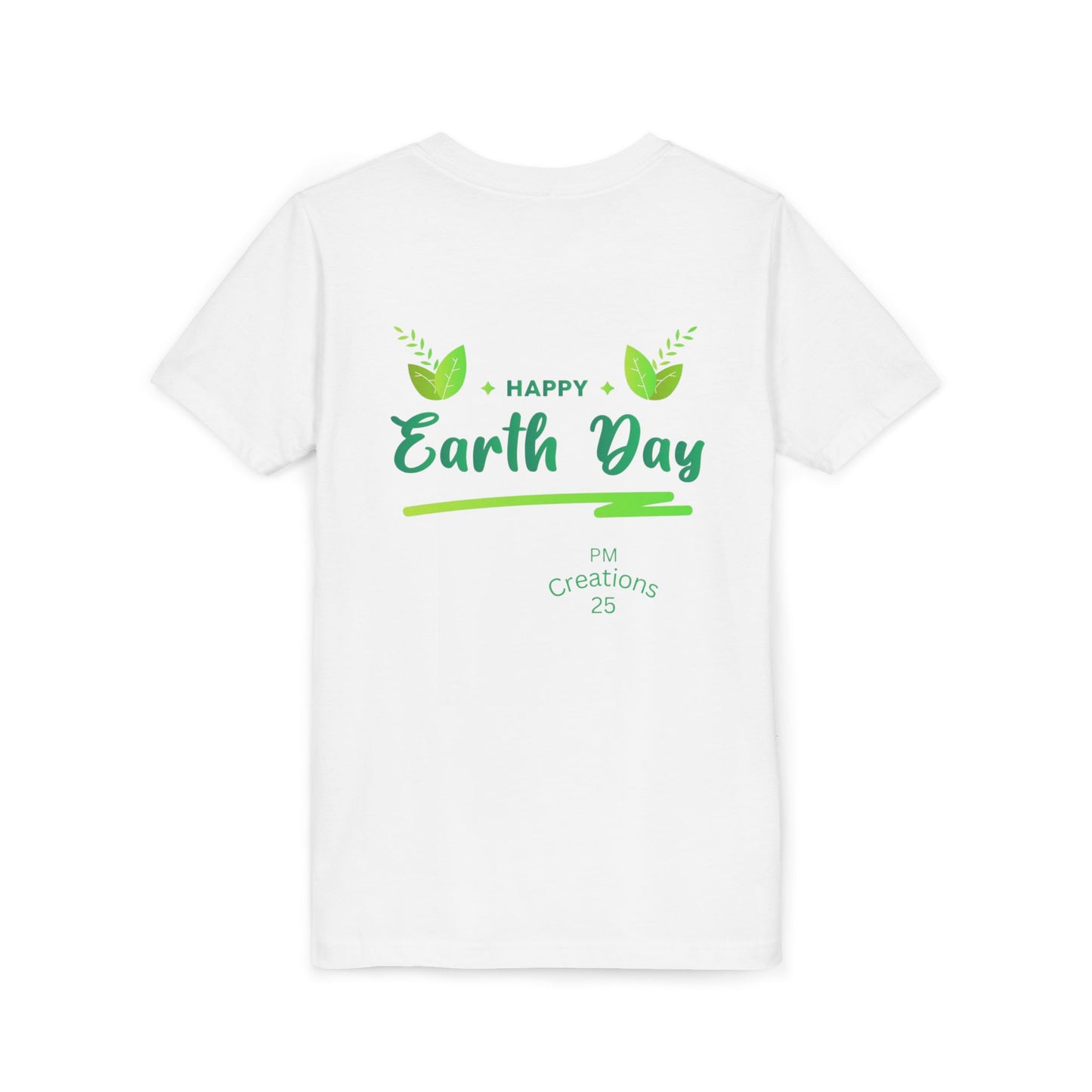 Earth Day Kids T-Shirt - Cute Smiling Heart Earth Design
