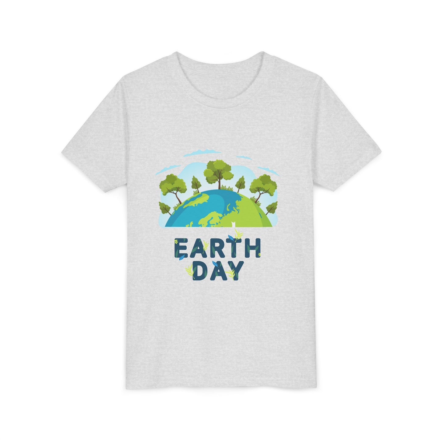 Earth Day Kid T-Shirt – Happy Earth Day Youth Tee with Tree Globe Design