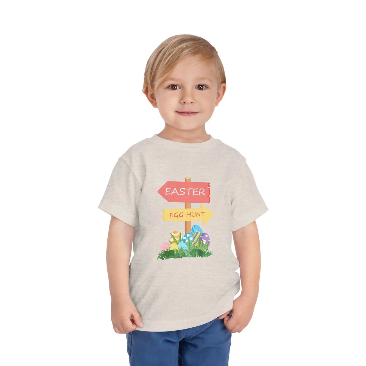 Easter Egg Hunt Toddler Tee Printify