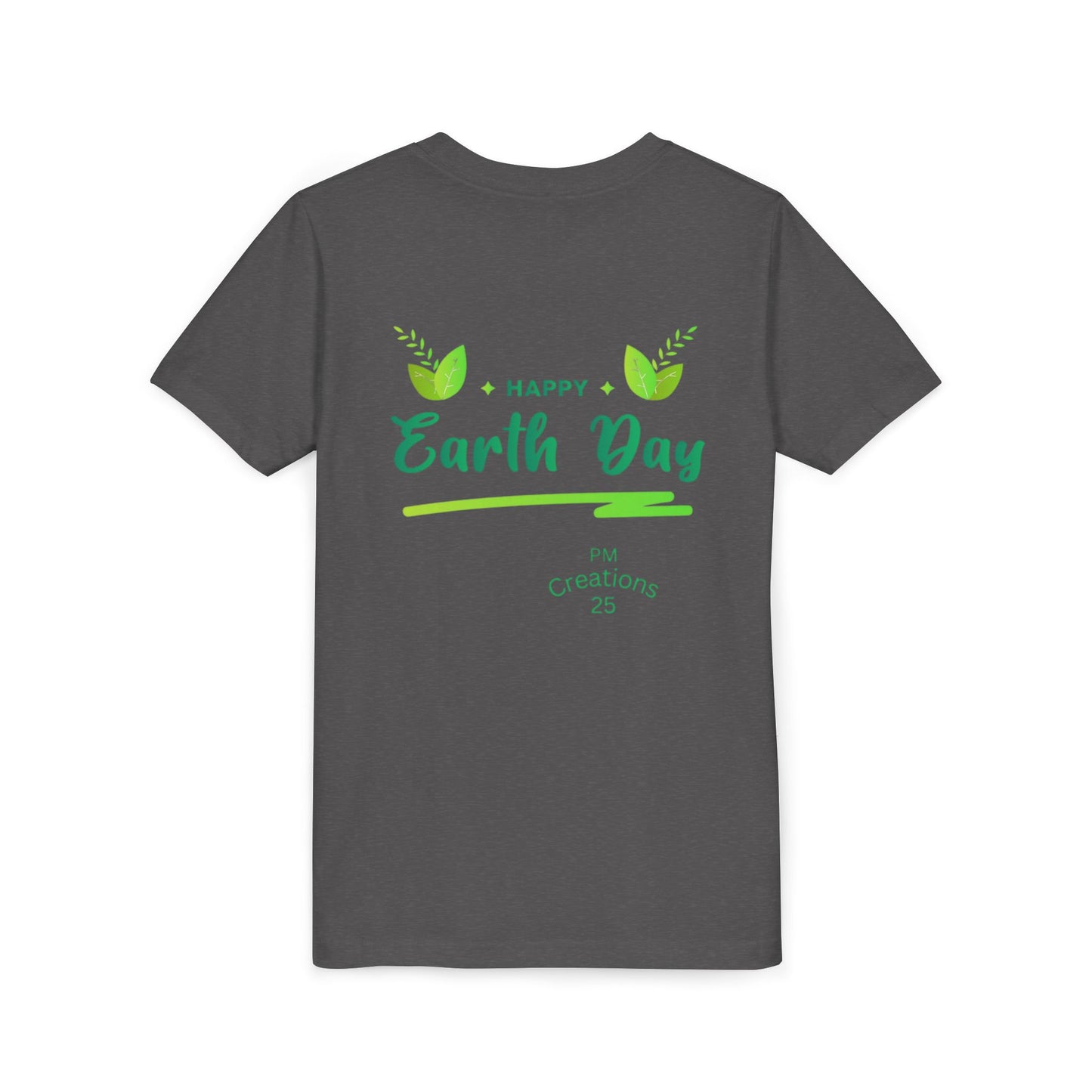 Earth Day Kids T-Shirt - Cute Smiling Heart Earth Design