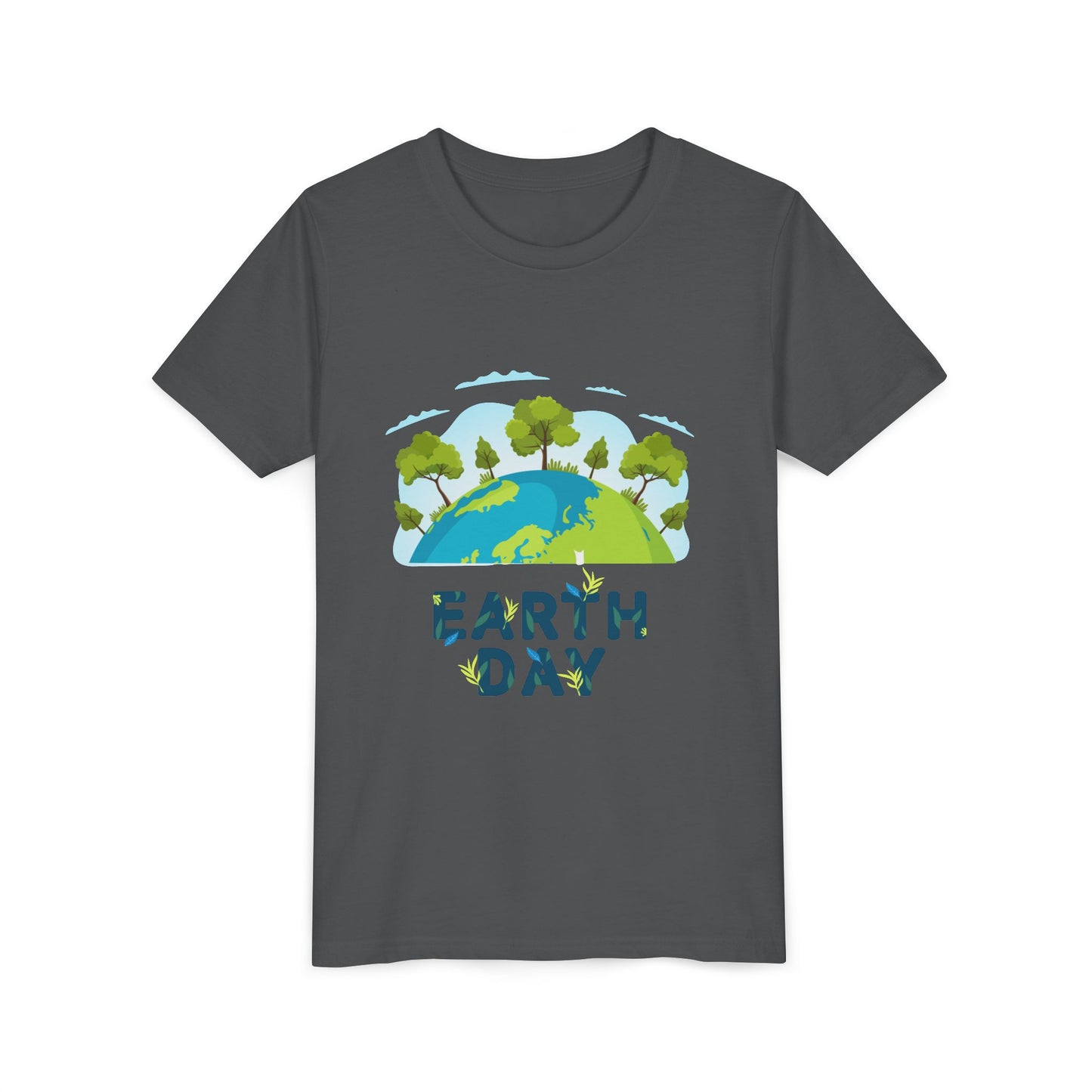 Earth Day Kid T-Shirt – Happy Earth Day Youth Tee with Tree Globe Design