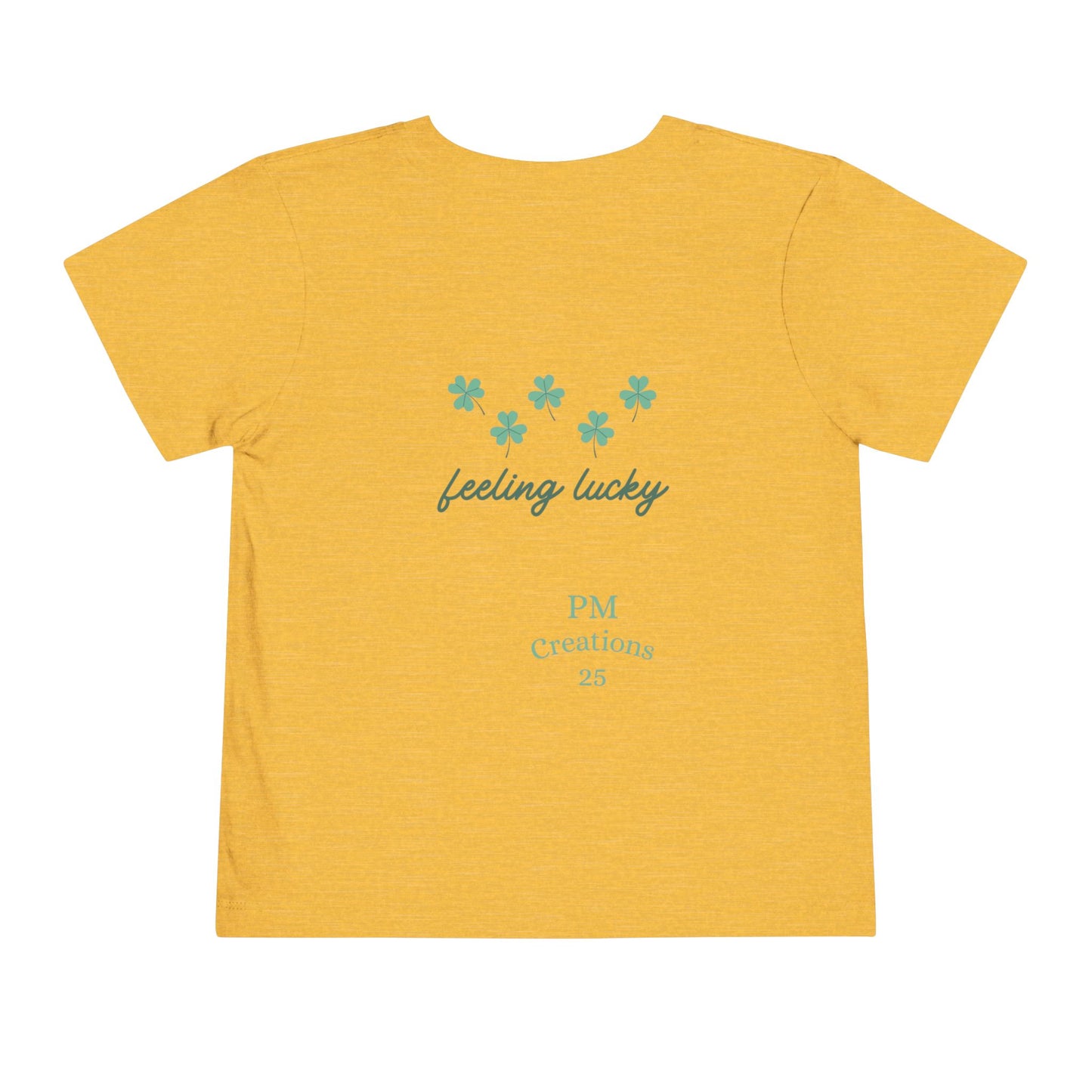 Toddler Tee — 'Lucky' Shamrock Rainbow St. Patrick’s Day Shirt