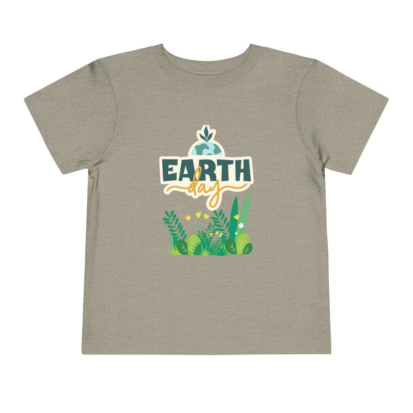 Soft cotton toddler tee with Earth Day lettering and leafy green plant design. Perfect for eco-friendly kids and Earth Day celebrations. Sizes 2T-5T.
Heather Stone