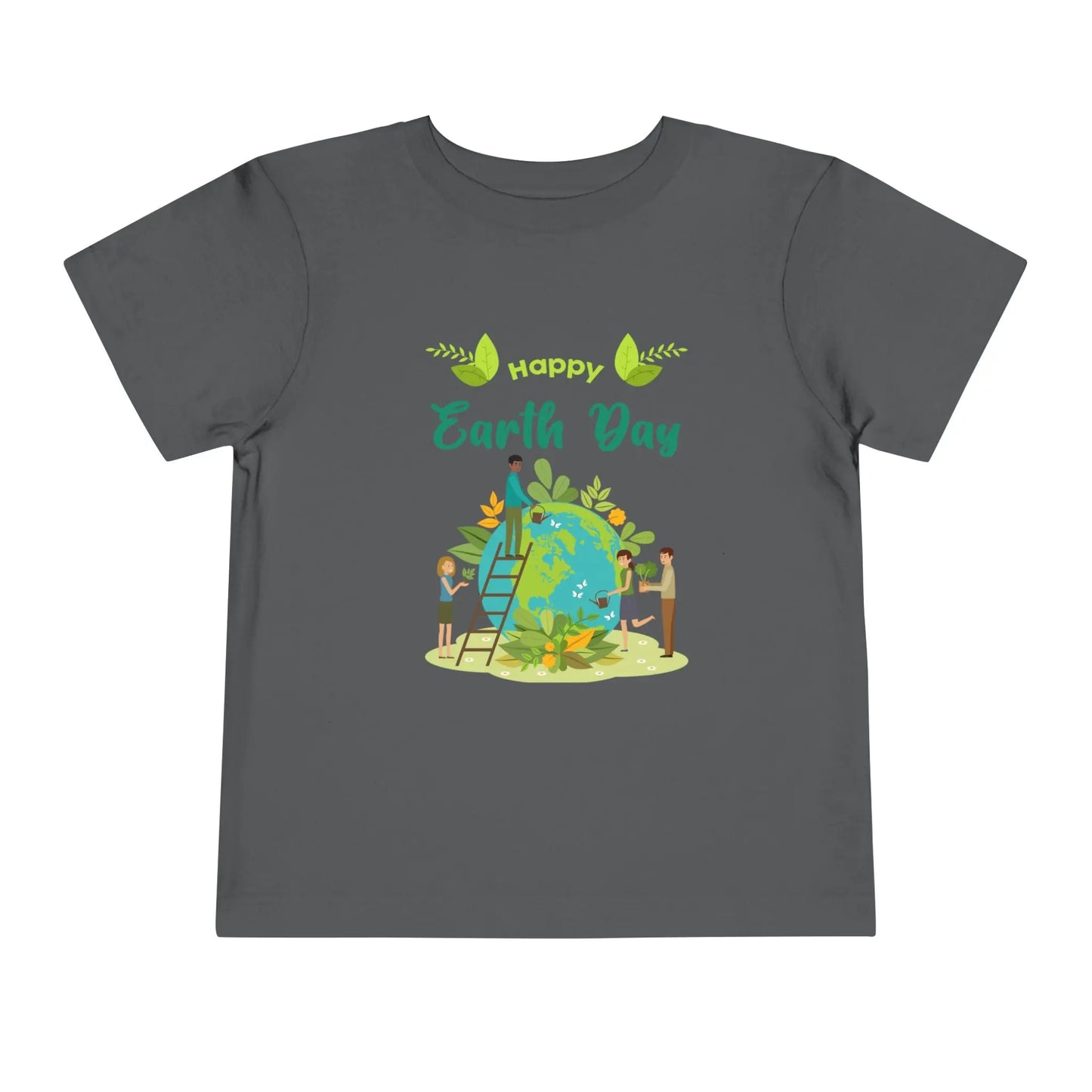 Soft cotton toddler tee with Happy Earth Day message and children tending globe design. Perfect for eco-friendly kids. Sizes 2T-5T.
Asphalt